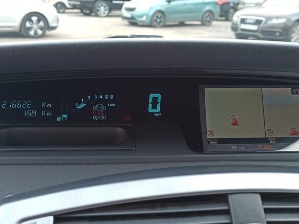 2008 Renault Scenic II Рестайлинг, синий - вид 10