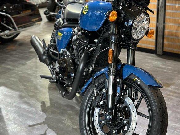 2025 Royal Enfield Shotgun, синий, 710000 рублей - вид 14