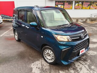 2021 Toyota Roomy I Рестайлинг, синий, 1190000 рублей, вид 3