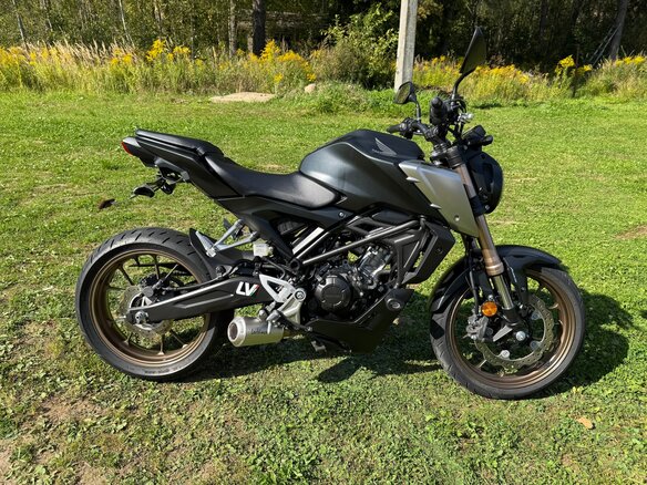 2021 Honda CB 125, чёрный, 550000 рублей - вид 7