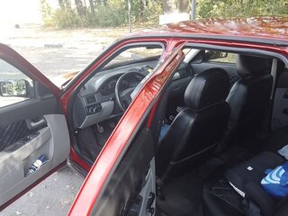 2008 Lada (ВАЗ) Priora I, красный, 375000 рублей, вид 2