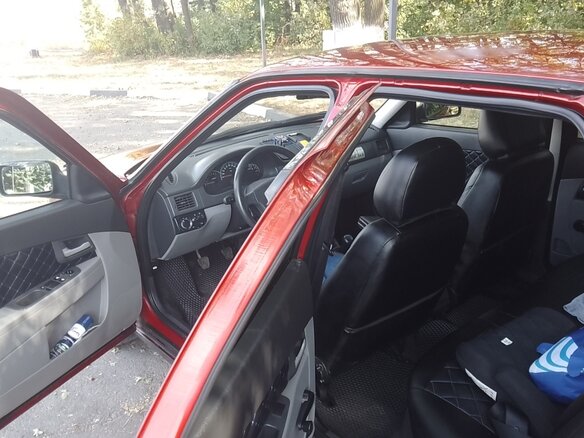 2008 Lada (ВАЗ) Priora I, красный, 375000 рублей - вид 1