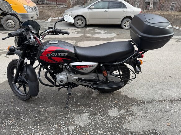 2021 Bajaj Boxer BM 150X, чёрный, 140000 рублей - вид 7