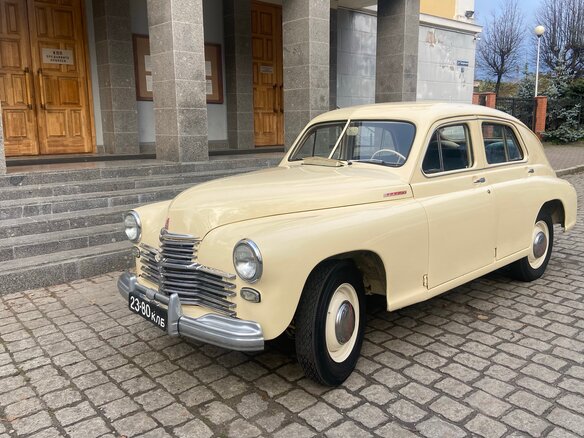 1953 ГАЗ М-20 «Победа», белый, 1150000 рублей - вид 20