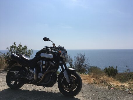 2006 Yamaha MT-01, синий, 460000 рублей, вид 1