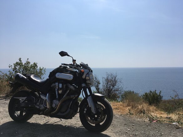 2006 Yamaha MT-01, синий, 460000 рублей