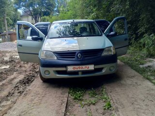 2006 Renault Logan I, зелёный, 130000 рублей, вид 4