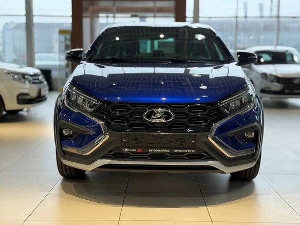 2025 Lada (ВАЗ) Vesta Cross I Рестайлинг (NG), синий, 2077000 рублей - вид 3