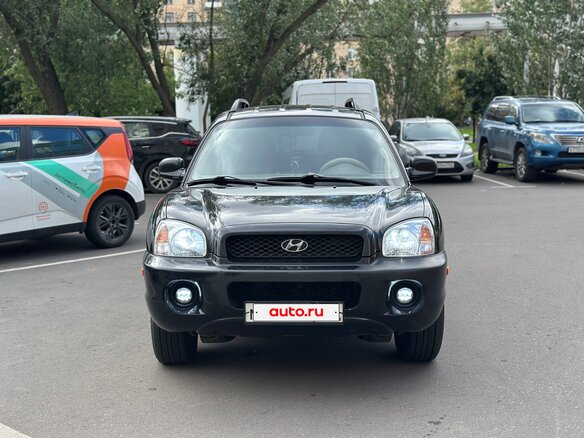 2004 Hyundai Santa Fe I, синий, 570000 рублей - вид 1
