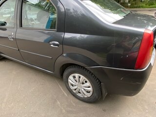 2007 Renault Logan I, чёрный, 415000 рублей, вид 4