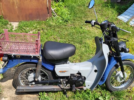 1995 Suzuki Birdie 50, синий, 75000 рублей, вид 1