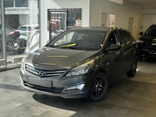 2015 Hyundai Solaris I Рестайлинг, серый, 826000 рублей, вид 1