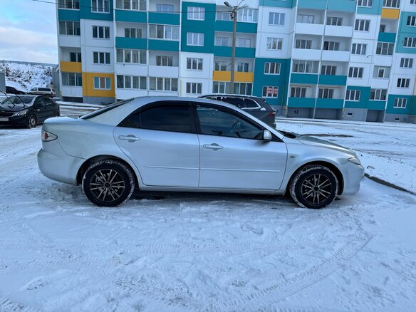 2003 Mazda 6 I (GG), серебристый, 220000 рублей - вид 12