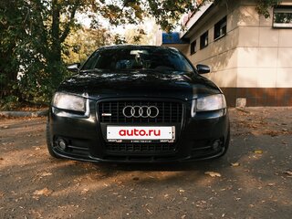 2007 Audi A3 II (8P) Рестайлинг 1, чёрный, 750000 рублей, вид 4