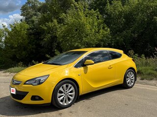 2013 Opel Astra GTC J Рестайлинг, жёлтый, 1100000 рублей, вид 5