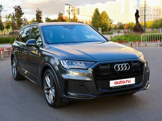 2021 Audi Q7 45 TDI II (4M) Рестайлинг, серый, 7990000 рублей, вид 3