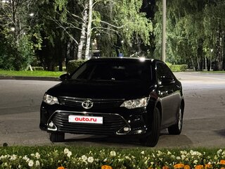 2017 Toyota Camry VII (XV50) Рестайлинг 2, чёрный, 1750000 рублей, вид 3
