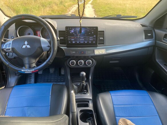 2008 Mitsubishi Lancer X, серый, 570000 рублей - вид 8