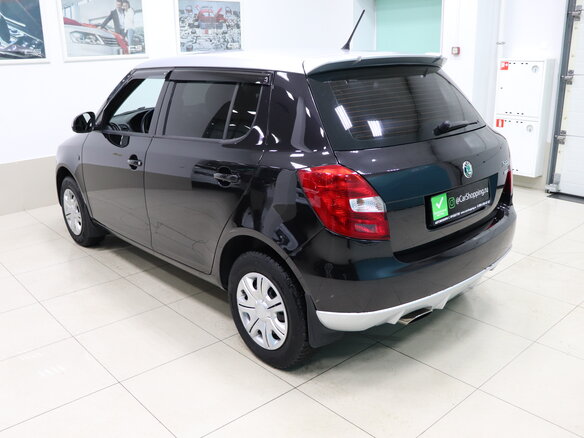 2012 Skoda Fabia II Рестайлинг, чёрный - вид 5