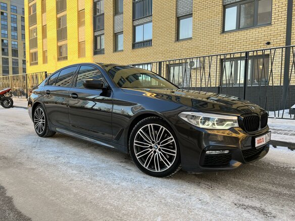 2018 BMW 5 серии 530i xDrive VII (G30/G31/G38), серый - вид 2