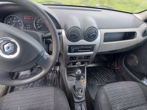 2011 Renault Logan I Рестайлинг, синий, 400000 рублей - вид 8