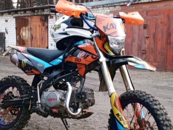 2021 Kayo Evolution YX125EM, оранжевый, 85000 рублей - вид 1