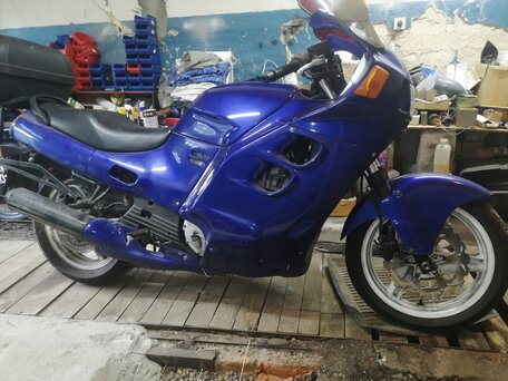 1990 Honda CBR 1000F, синий, 280000 рублей, вид 1