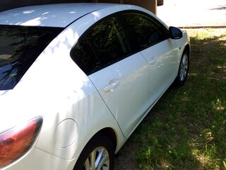 2012 Mazda 3 II (BL) Рестайлинг, белый, 1400000 рублей, вид 2