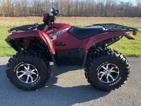 2019 Yamaha Grizzly 700, красный, 1369000 рублей, вид 3