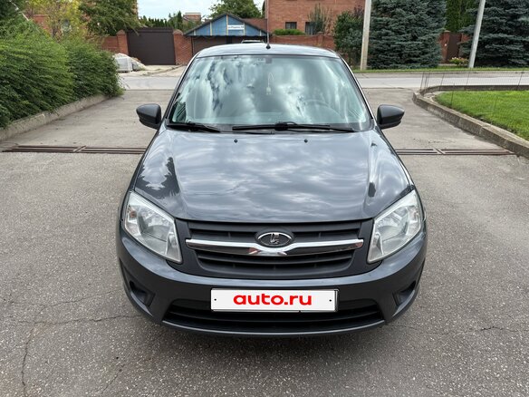 2016 Lada (ВАЗ) Granta I, серый, 620000 рублей - вид 1