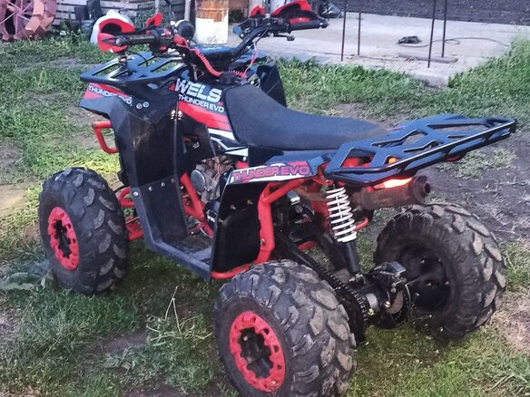 2023 Wels Thunder 125, красный, 100000 рублей