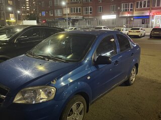 2009 Chevrolet Aveo I Рестайлинг, синий, 340000 рублей, вид 1