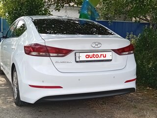 2018 Hyundai Elantra VI (AD), белый, 1420000 рублей, вид 4