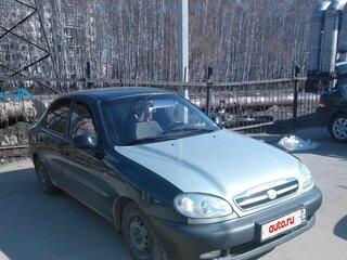 2002 Daewoo Lanos, зелёный, 135000 рублей, вид 1