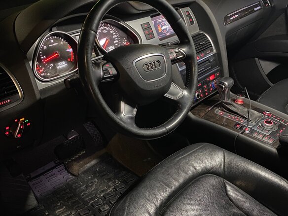 2012 Audi Q7 I (4L) Рестайлинг, серый, 2150000 рублей - вид 4