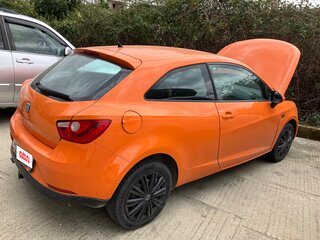 2009 SEAT Ibiza IV, оранжевый, 560000 рублей, вид 4