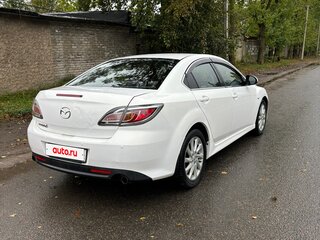 2010 Mazda 6 II (GH) Рестайлинг, белый, 730000 рублей, вид 5