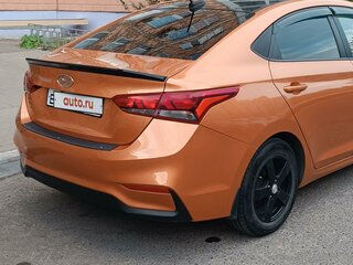2018 Hyundai Solaris II, оранжевый, 1450000 рублей, вид 3