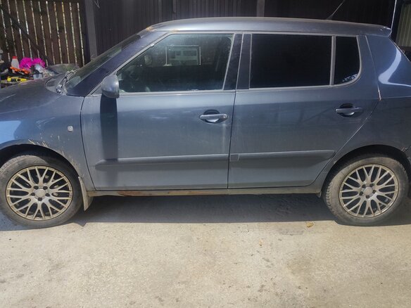 2008 Skoda Fabia II, серый, 450000 рублей