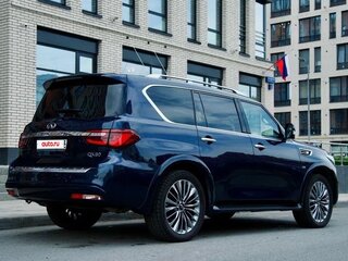 2018 Infiniti QX80 I Рестайлинг 2, синий, 5900000 рублей, вид 4