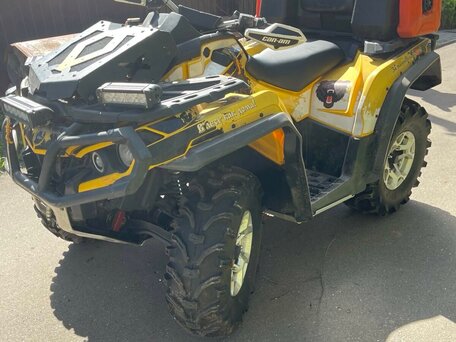 2013 BRP Can-Am Outlander 1000, жёлтый, 1350000 рублей, вид 3