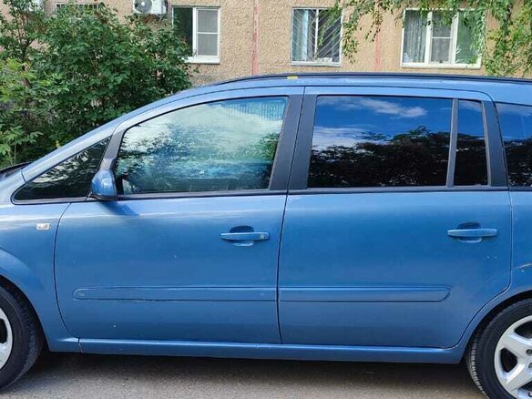 2007 Opel Zafira B, синий, 450000 рублей - вид 2