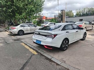 2022 Hyundai Elantra VII (CN7), белый, 1515000 рублей, вид 4