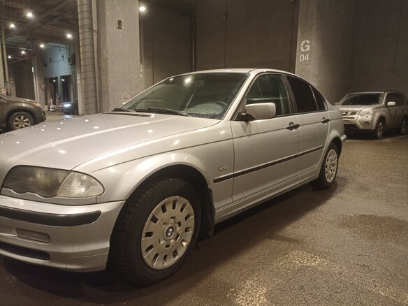 2000 BMW 3 серии 318i IV (E46), серебристый, 665000 рублей