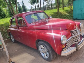1953 ГАЗ М-20 «Победа», красный, 220000 рублей, вид 1