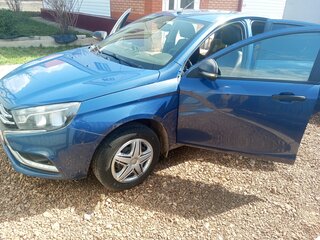 2016 Lada (ВАЗ) Vesta I, синий, 750000 рублей, вид 3