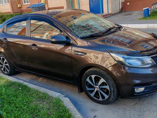 2016 Kia Rio III Рестайлинг, коричневый, 679000 рублей, вид 3