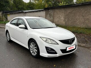 2010 Mazda 6 II (GH) Рестайлинг, белый, 730000 рублей, вид 1