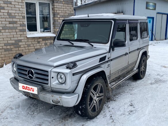 2002 Mercedes-Benz G-Класс 400 II (W463), серебристый, 2100000 рублей - вид 1