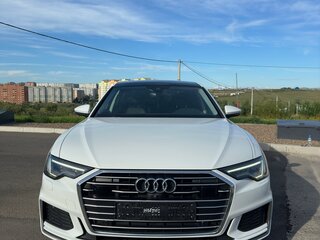 2021 Audi A6 45 TFSI V (C8), белый, 4500000 рублей, вид 1